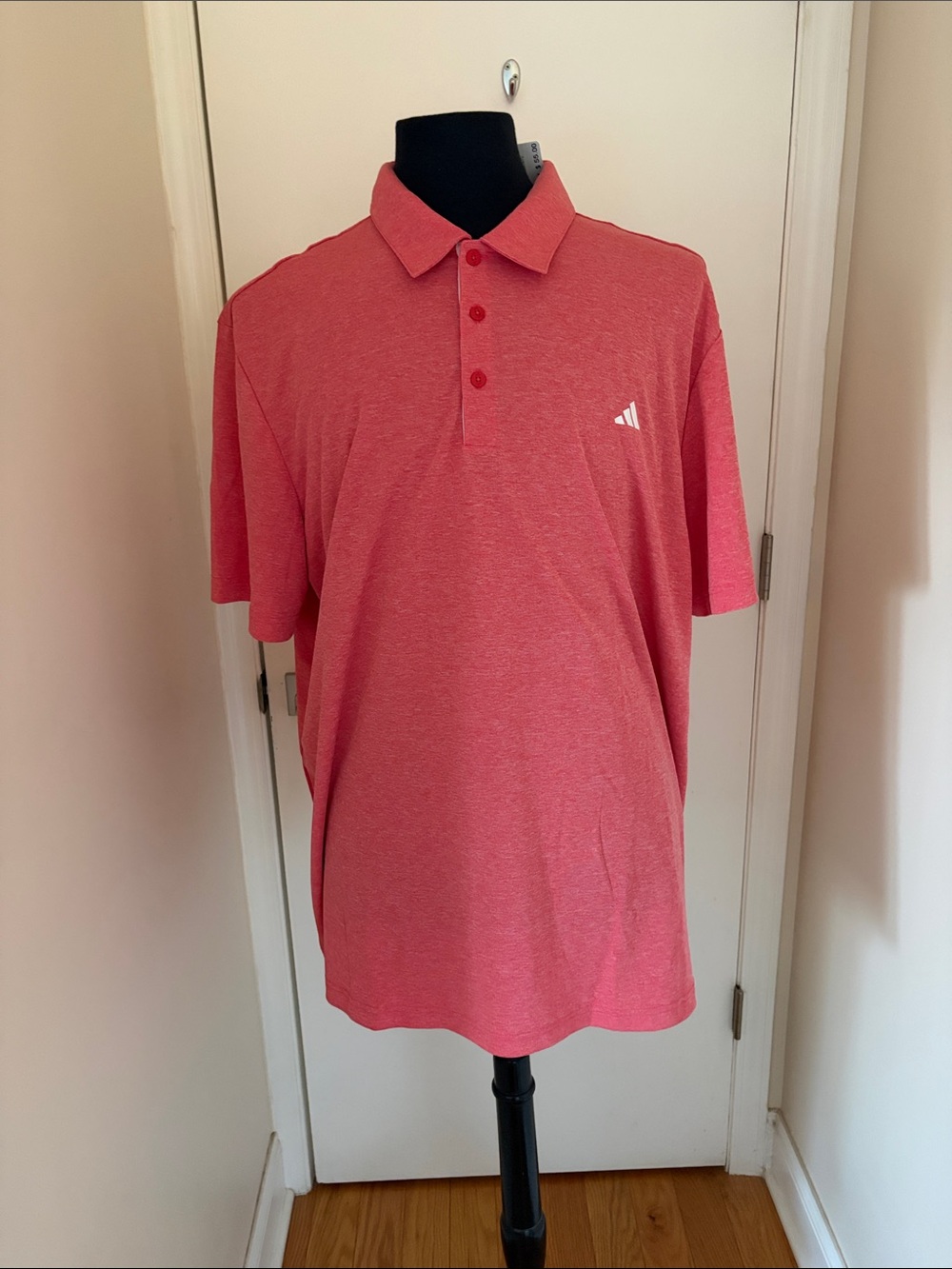 adidas Men's Coral Polo Golf Shirt